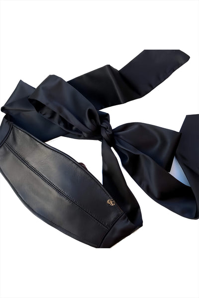 Nina Real Leather Blindfold Something Wicked