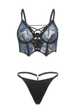 Lola Embroidered Bustier Set Oh Là Là Chéri