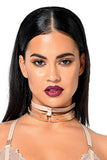 Michelle Vegan Leather Collar Impudique