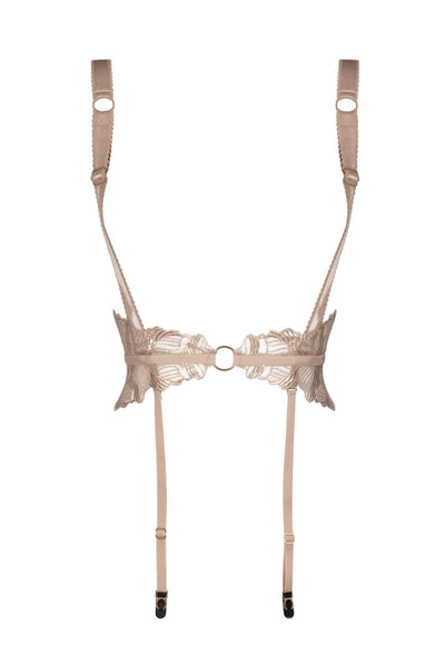 Michelle Embroidery Suspender Impudique