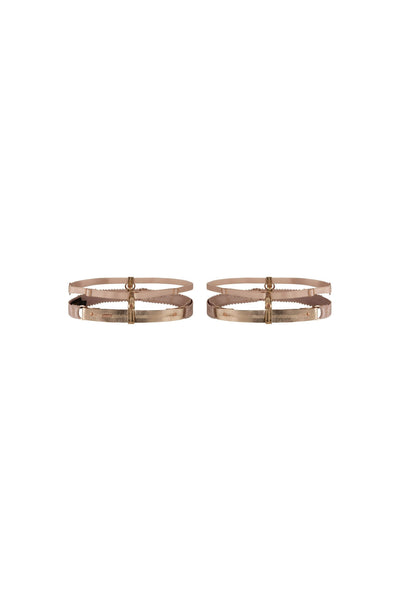 Michelle Vegan Leather Leg Garters Impudique