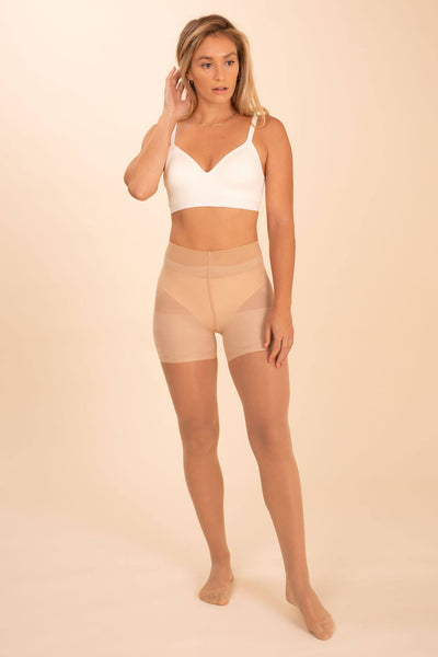 Sheer Contour Tights • Ivory Threads