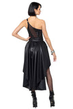 Panthere Vegan Leather Skirt Patrice Catanzaro