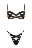 Raelynn Strappy Mesh Bra Set • Seagreen Oh Là Là Chéri