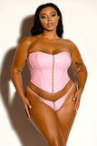 Fetish Rider Pink Bustier Set • Curve Oh Là Là Chéri