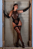 Serena Embroidery Bodysuit • Curve Impudique