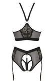 Serena Embroidery Lingerie Set Impudique