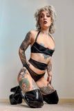 Layla Leather Linger Set Something Wicked