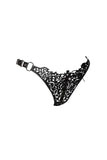 Lucy Lasercut Leather Thong VoyeurX