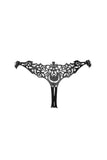 Lucy Lasercut Leather Thong VoyeurX