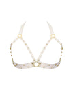 Tina Clear Vinyl Rhinestone Harness Bra Love Lorn Lingerie