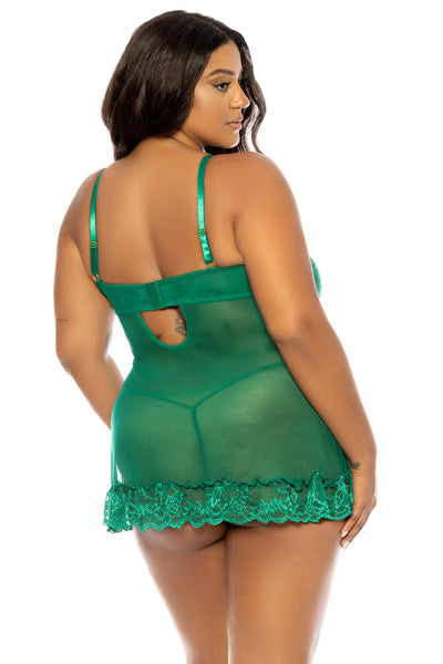 Valentine Lace Babydoll • Seagreen Oh Là Là Chéri
