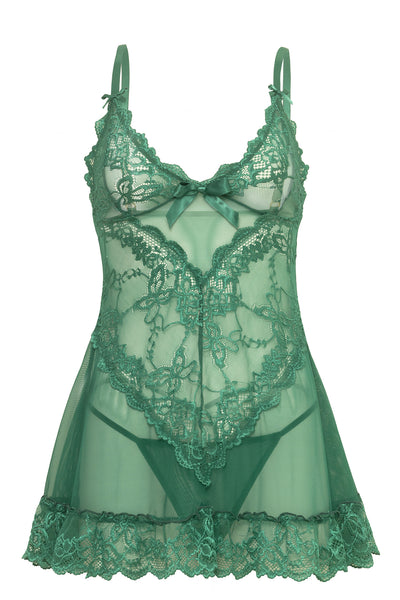 Valentine Lace Babydoll • Seagreen Oh Là Là Chéri