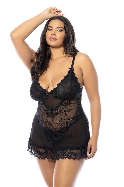 Valentine Lace Babydoll • Seagreen Oh Là Là Chéri