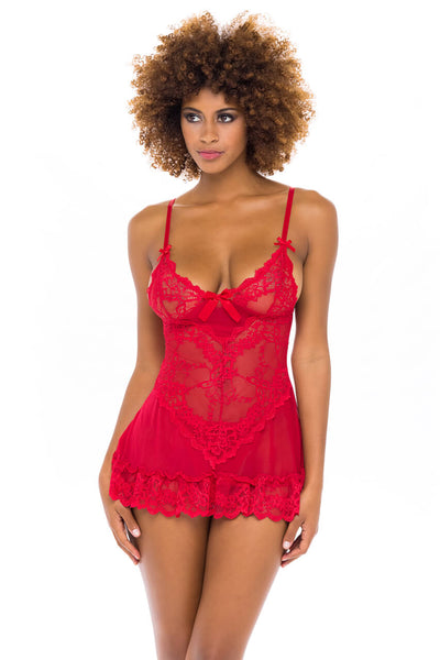 Valentine Lace Babydoll • Seagreen Oh Là Là Chéri