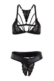 Eros Vegan Leather Lace Set Eros Veneziani
