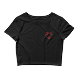 Darkest Fox Embroidered Crop Top Darkest Fox