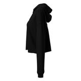 Darkest Fox Embroidered Logo Crop Hoodie Darkest Fox