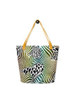 Wild Zebra Tote Darkest Fox