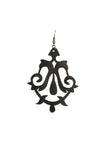 Lilly Lasercut Leather Earrings VoyeurX