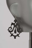 Lilly Lasercut Leather Earrings VoyeurX