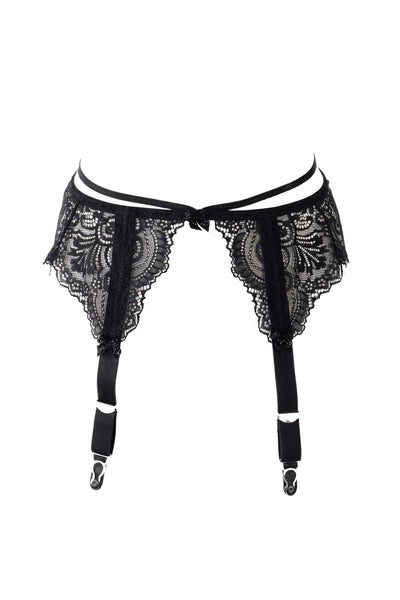 Eros Fringed Lace Garter Belt Eros Veneziani