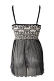 Eros Bicolor Lace Babydoll Eros Veneziani