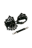 Lucy Lasercut Leather Handcuffs VoyeurX