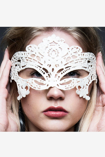 Asteria White Latex Mask Elissa Poppy