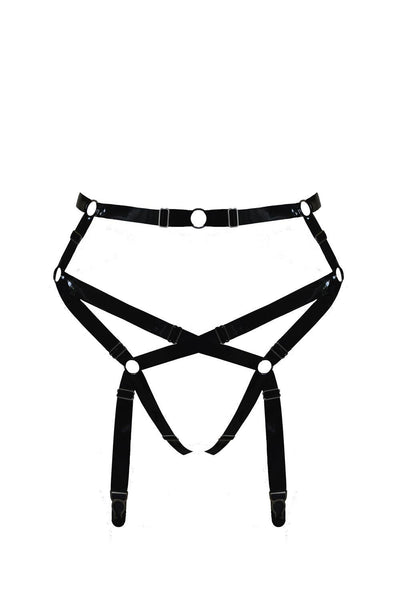Baubo Latex Suspender Briefs Elissa Poppy