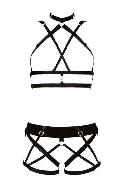 Serguei Lingerie Harness Set Impudique