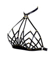 Celine Halter Leather Bra Love Lorn Lingerie