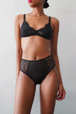 Heather Mid Waist Ouvert Brief Nevaeh Intimates