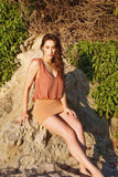 Rose Quartz Ulyana Mini Dress Demery Jayne
