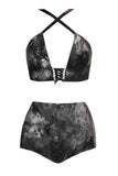 Cupido Serena Latex Lingerie Set Elissa Poppy