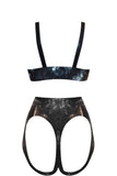 Cupido Serena Latex Lingerie Set Elissa Poppy