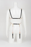 Chérie Pink Leather Playsuit Fräulein Kink