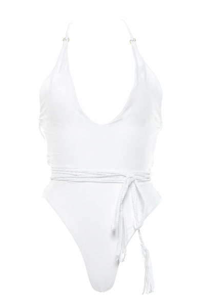 White Demery Jayne One Piece Swim Demery Jayne
