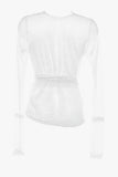 Sheer White Lace Kimono Demery Jayne