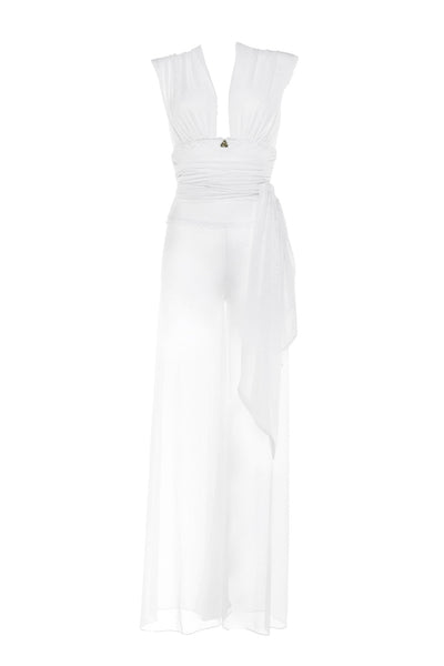White Jayne Jumpsuit Demery Jayne