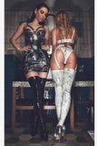 Pontia Cut Out White Latex Knicker Elissa Poppy
