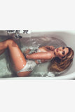 Serena Cheekless White Latex Knicker Elissa Poppy