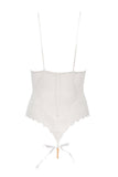Geneva Ivory Lace Pearl Thong Bodysuit Bracli