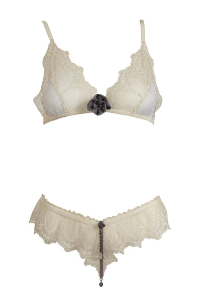 Honeymoon Pearl Thong Set Hot Couture