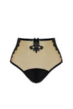 Maia Crotchless High Waist Knicker Elissa Poppy
