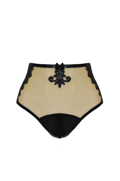 Maia Crotchless High Waist Knicker Elissa Poppy