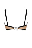 Maia Latex Quarter Cup Bra Elissa Poppy