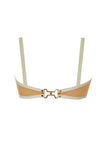Maia White Latex Quarter Cup Bra Elissa Poppy