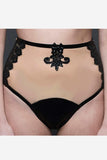 Maia Crotchless High Waist Knicker Elissa Poppy