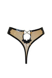Maia Latex Thong Elissa Poppy